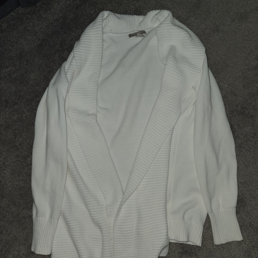 Banana Republic White Cardigan Sweater
